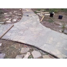 Необычная технология изготовления дорожки для сада