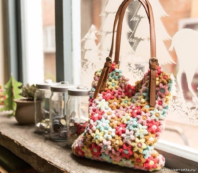 ​Отличная сумка с мелкими цветами