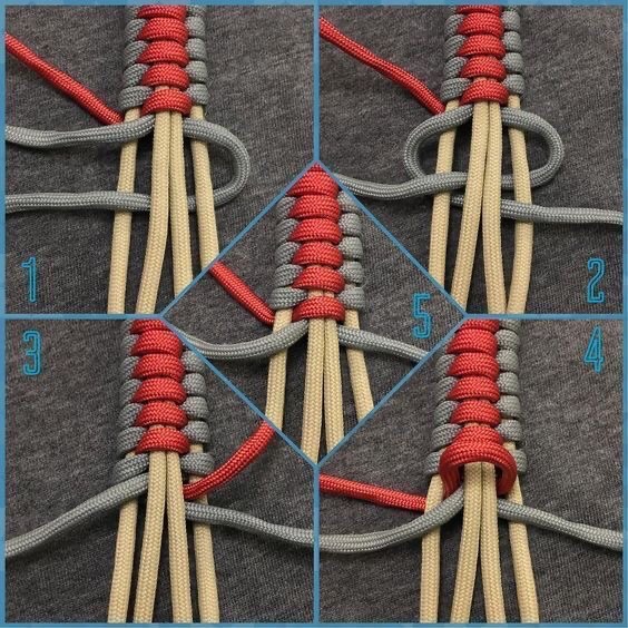 Плетение браслетов в технике макраме