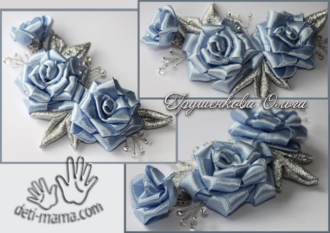 Роза из ленты