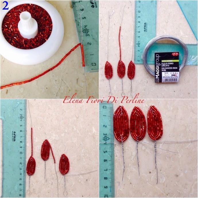 Рождественская звезда из бисера