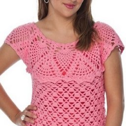 Топ с круглой кокеткой