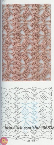 Узоры крючком: схемы