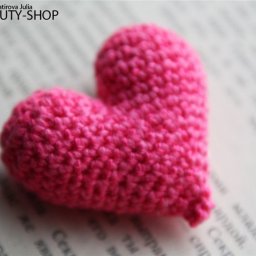 Вязаное сердце: мастер-класс