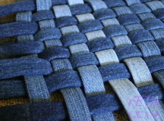 ​Декоративное плетение из косой бейки и лент