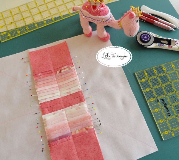 Интересная салфетка из лоскутков