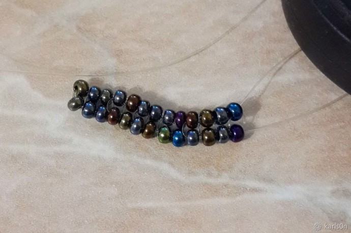 Изготавливаем брошь "Узорчатый жучок"