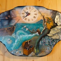 Изготавливаем часы "На странных берегах"