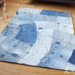 ​Коврики из старых джинсов: идеи для вдохновенного творчества