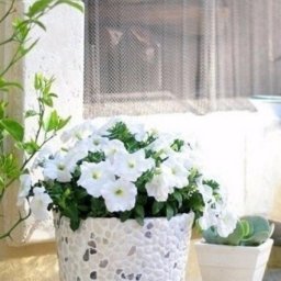 Красивый цветочный горшок своими руками