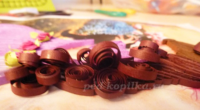 Картина в технике квиллинг: мастер-класс