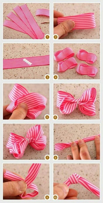 Делаем бантики: мастер-классы