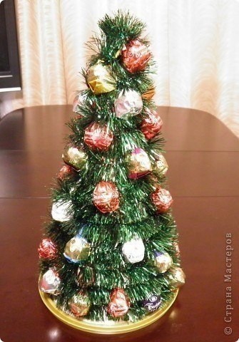 Ёлочка из конфет