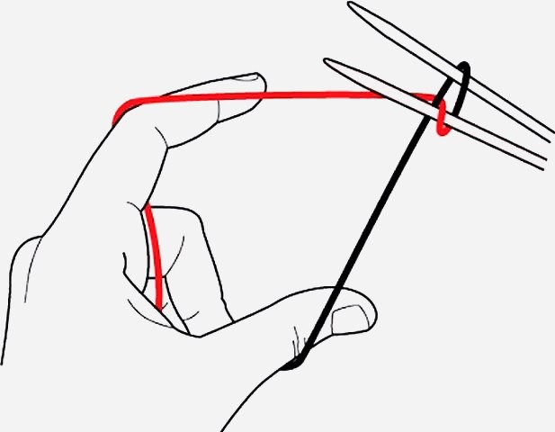 ​Набираем петли по методу Джуди Беккер