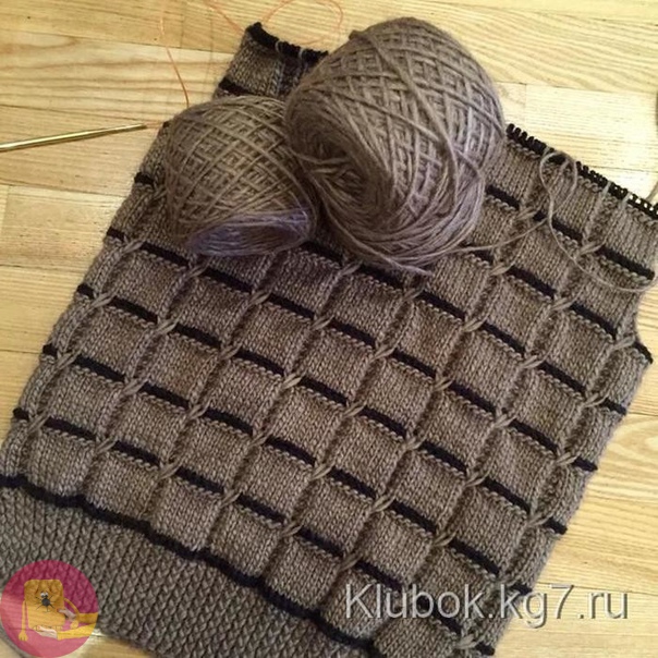 Очень красивый узор для свитера или кардигана или уютного пледа