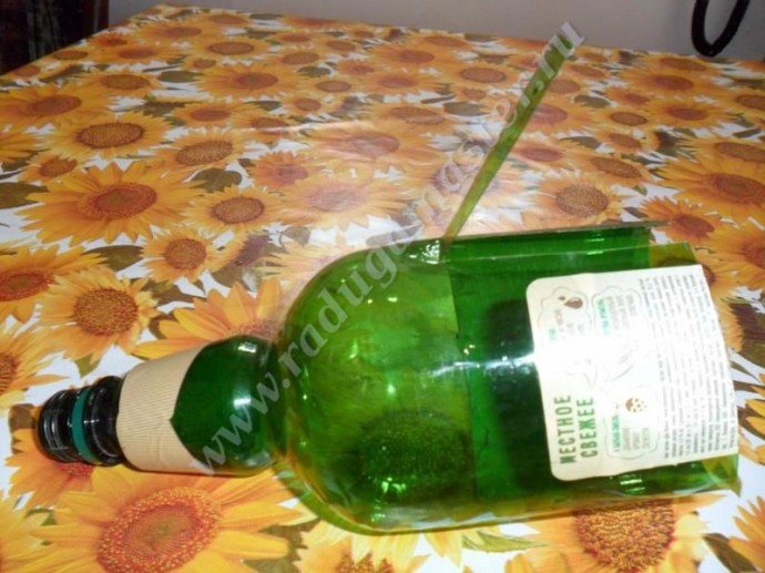 Одуванчик из пластиковых бутылок