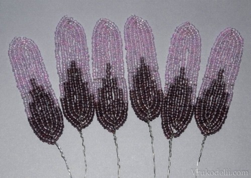 Букет лилий из бисера: мастер-класс