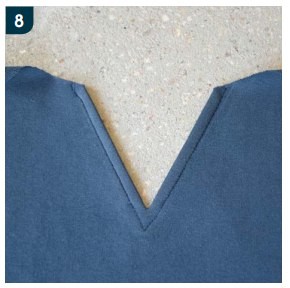 Интересная техника обработки горловины: мастер-класс