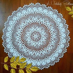 Изумительная салфетка крючком