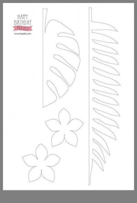 Тропические листья