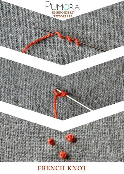 Поле французских узелков