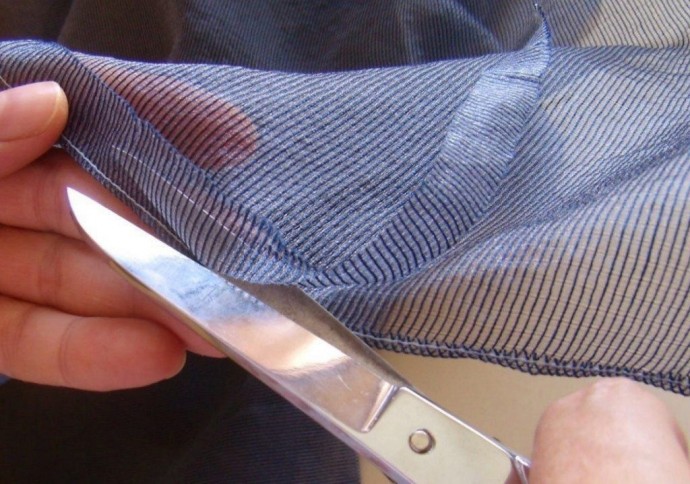 Как сделать тонкий рубчик на тонкой ткани