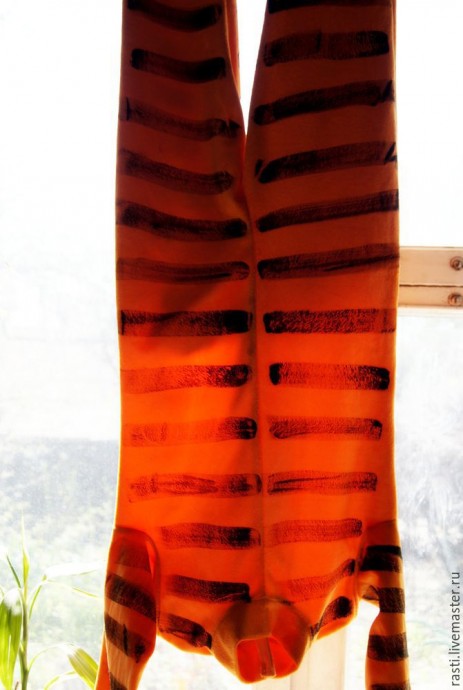 Наносим несложный рисунок на ткань Наносим несложный рисунок на ткань