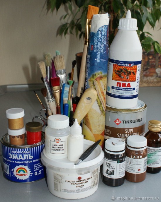 Декор бутылки с драконом