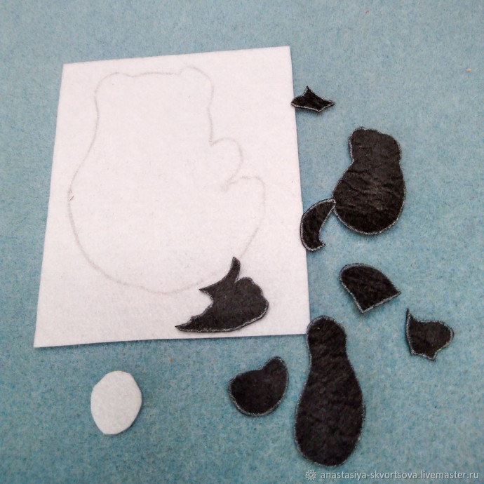 Брошь "Панда"