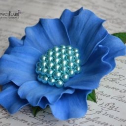 Фантазийный цветок из фоамирана: мастер-класс