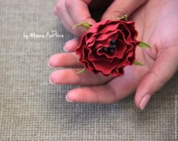 Мак из фоамирана