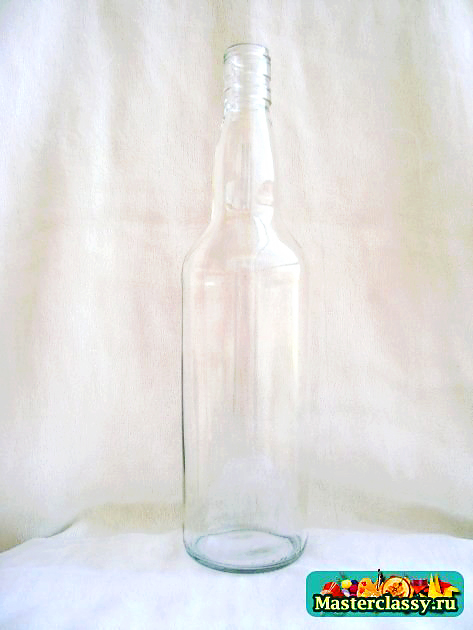 Превращаем обычную бутылку в дизайнерскую вазу