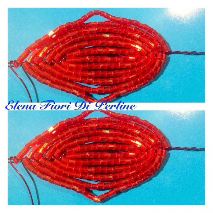 Рождественская звезда из бисера