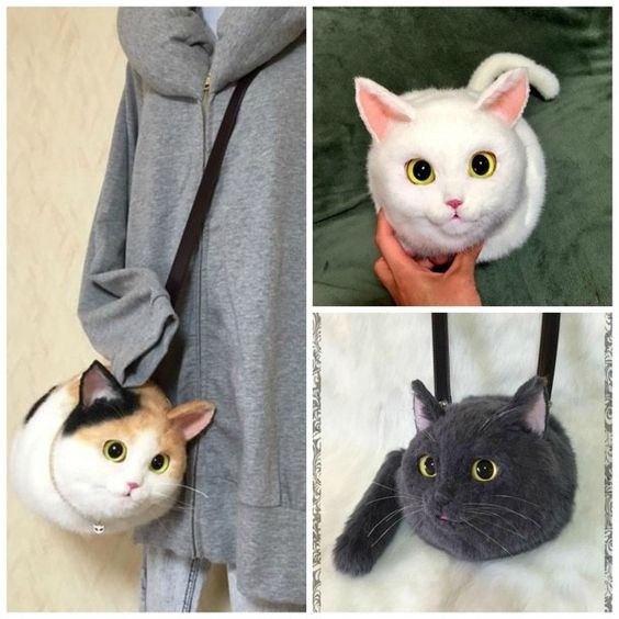 Рюкзаки и сумки с котиками: идеи для творчества