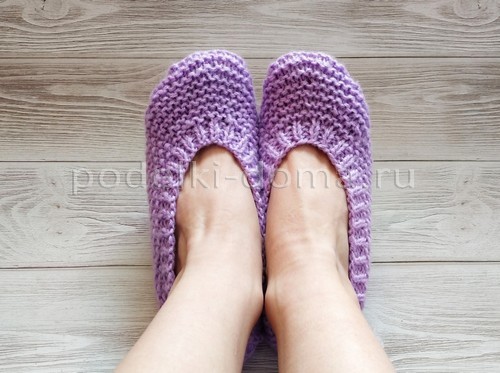 Следки на двух спицах