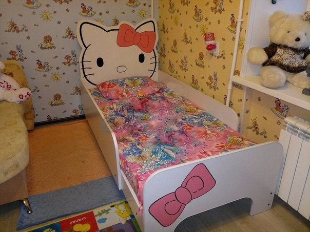 Как сделать ребенку красивую кровать из обычной