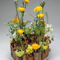 Необычные по форме флористические композиции