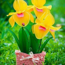 Первоцветы из капрона