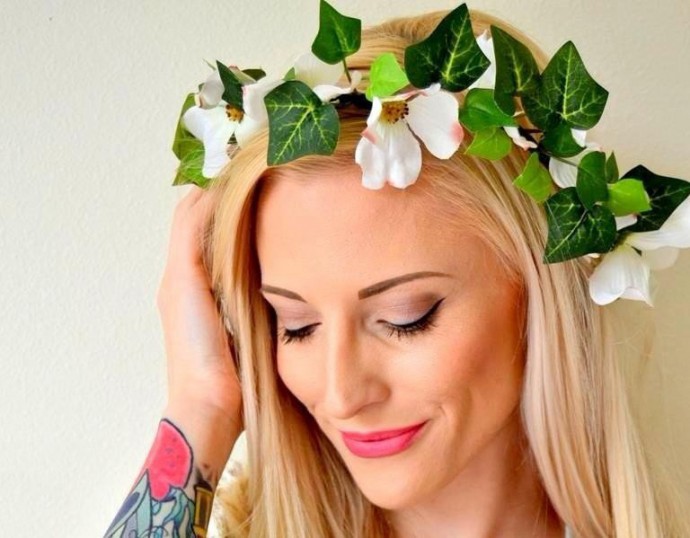 ​Цветочный венок для фотосессии