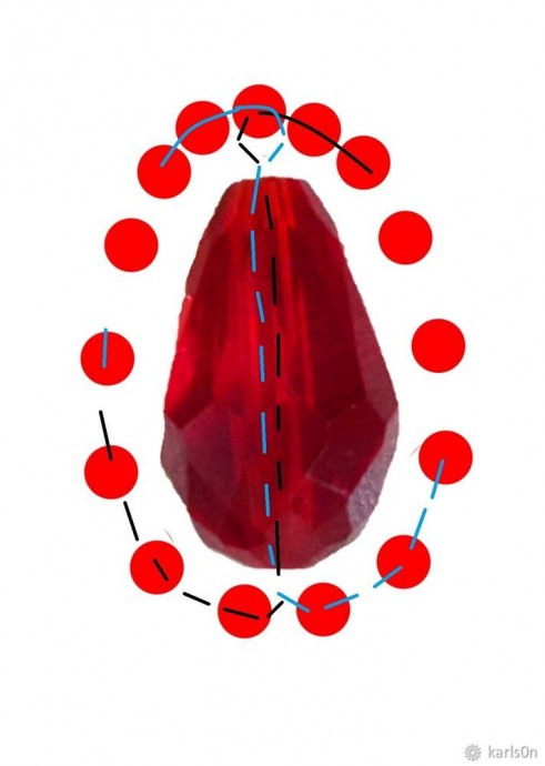 Изготавливаем брошь "Узорчатый жучок"