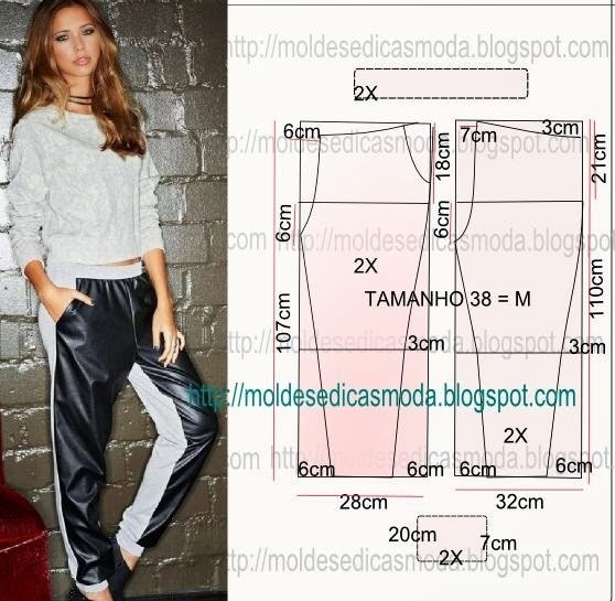 Брючки женские: несложный крой