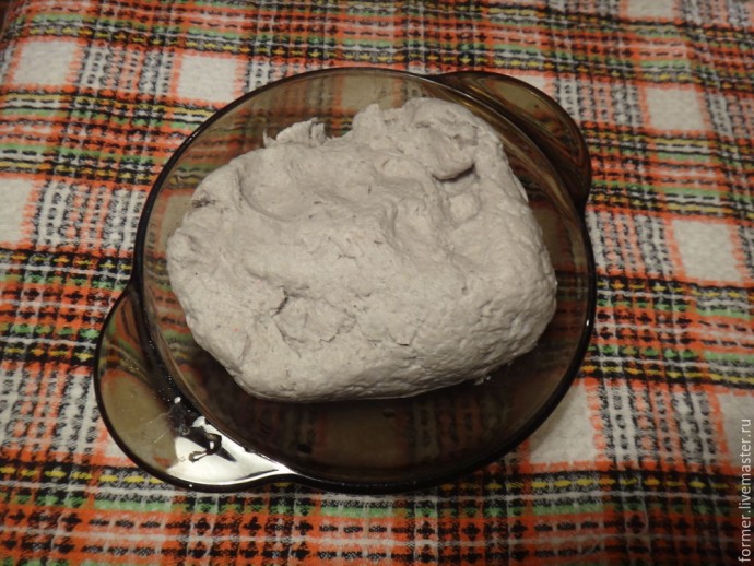 Большой декоративный шар из папье-маше