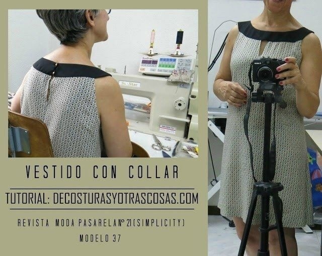 Техники шитья горловины с контрастной обтачкой