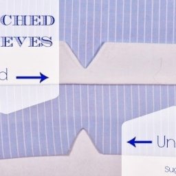 Отворот на коротком рукаве