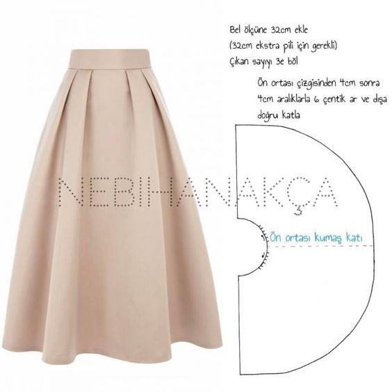 Моделирование длинных юбок