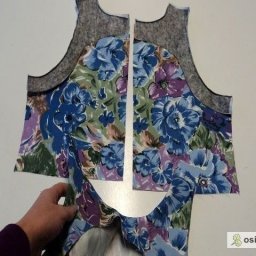 Обработка горловины и проймы единой обтачкой