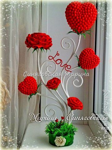 Топиарии с сердцем: подборка идей