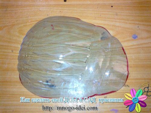 Воробей из пластиковых бутылок