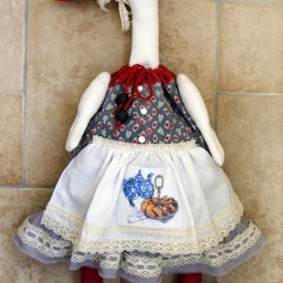 Выкройка пакетницы-гусыни