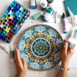 ​Идеи росписи тарелок